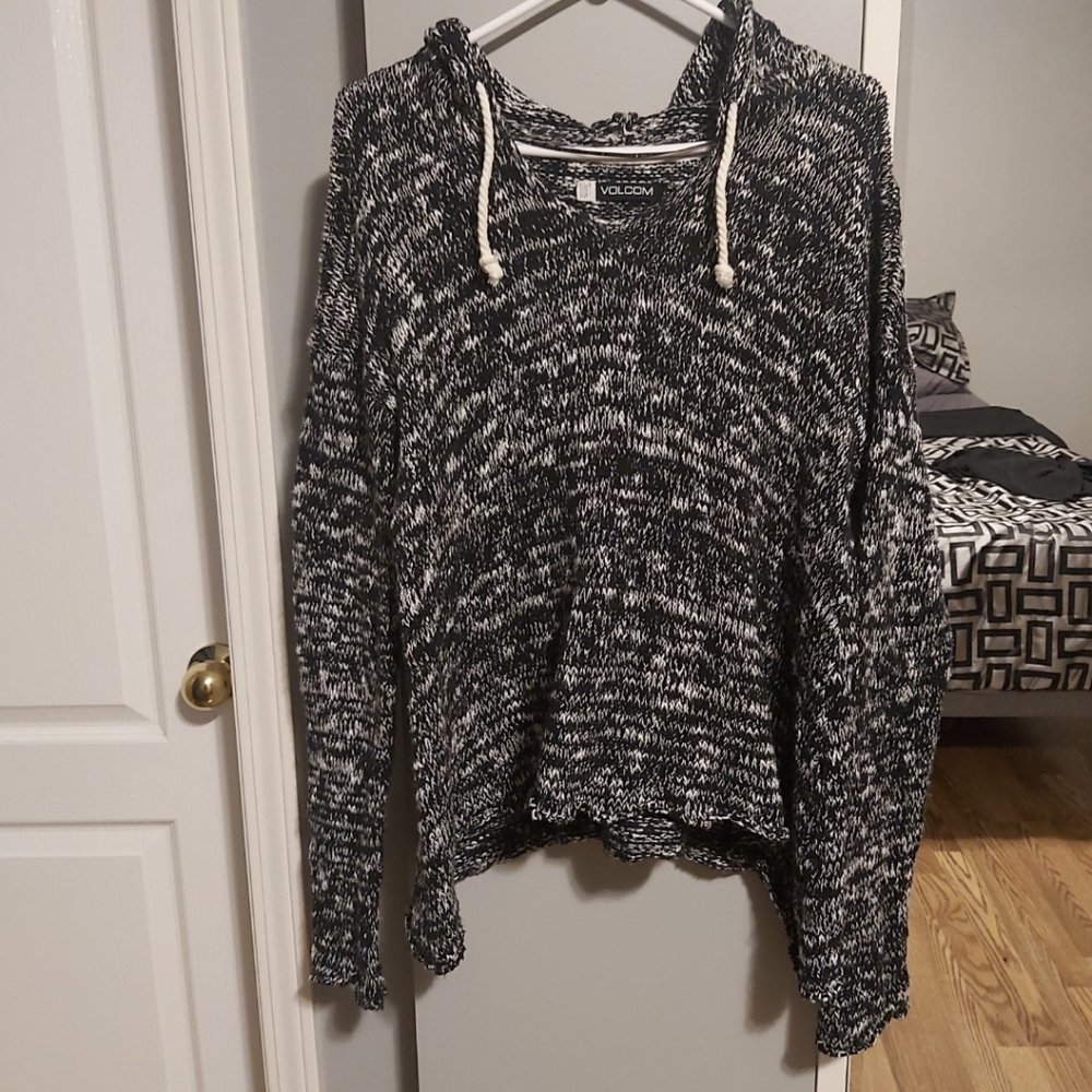 Volcom Knit Sweater With Hood